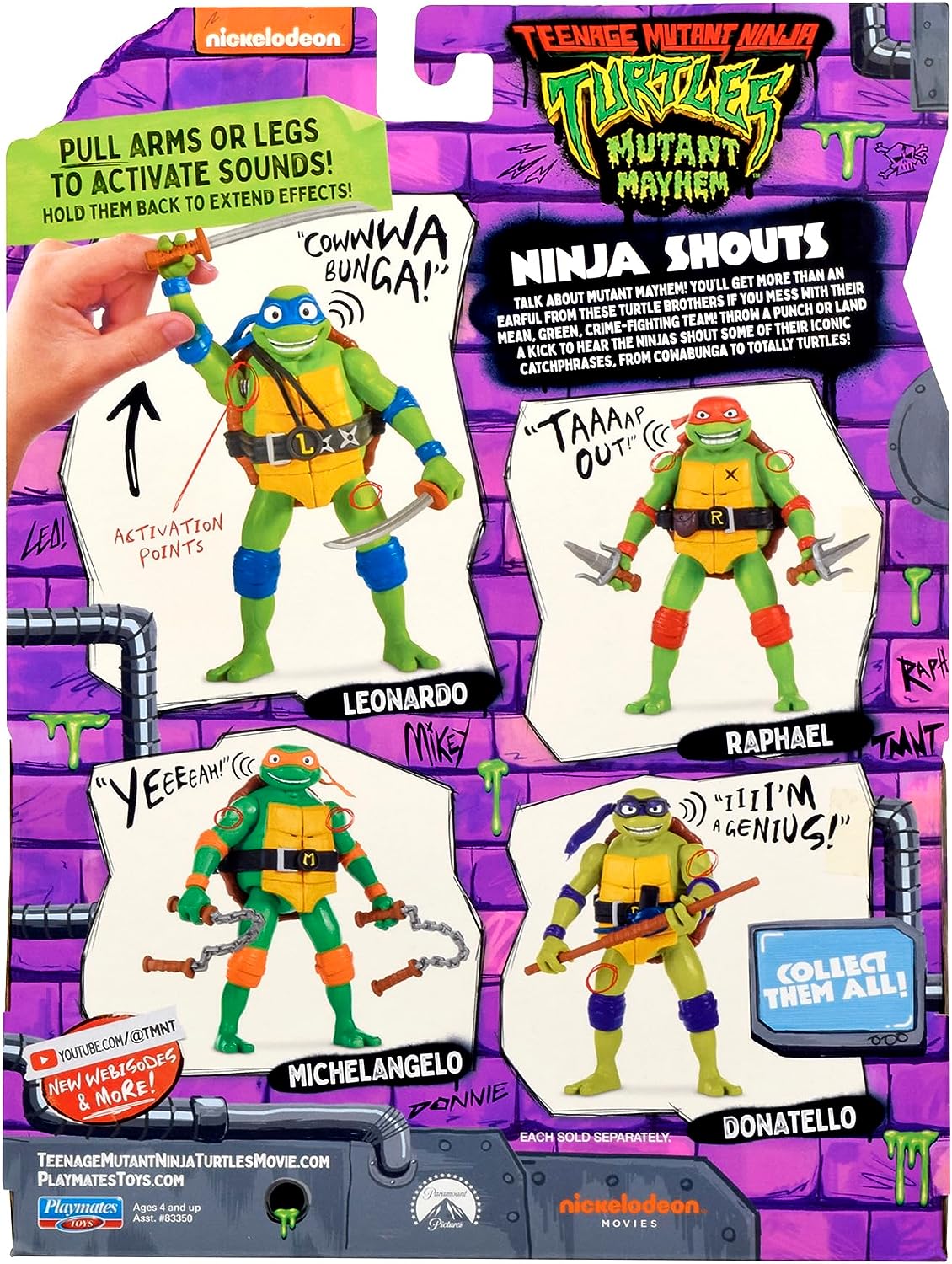 Teenage Mutant Ninja Turtle - Ninja Shouts - Raphael