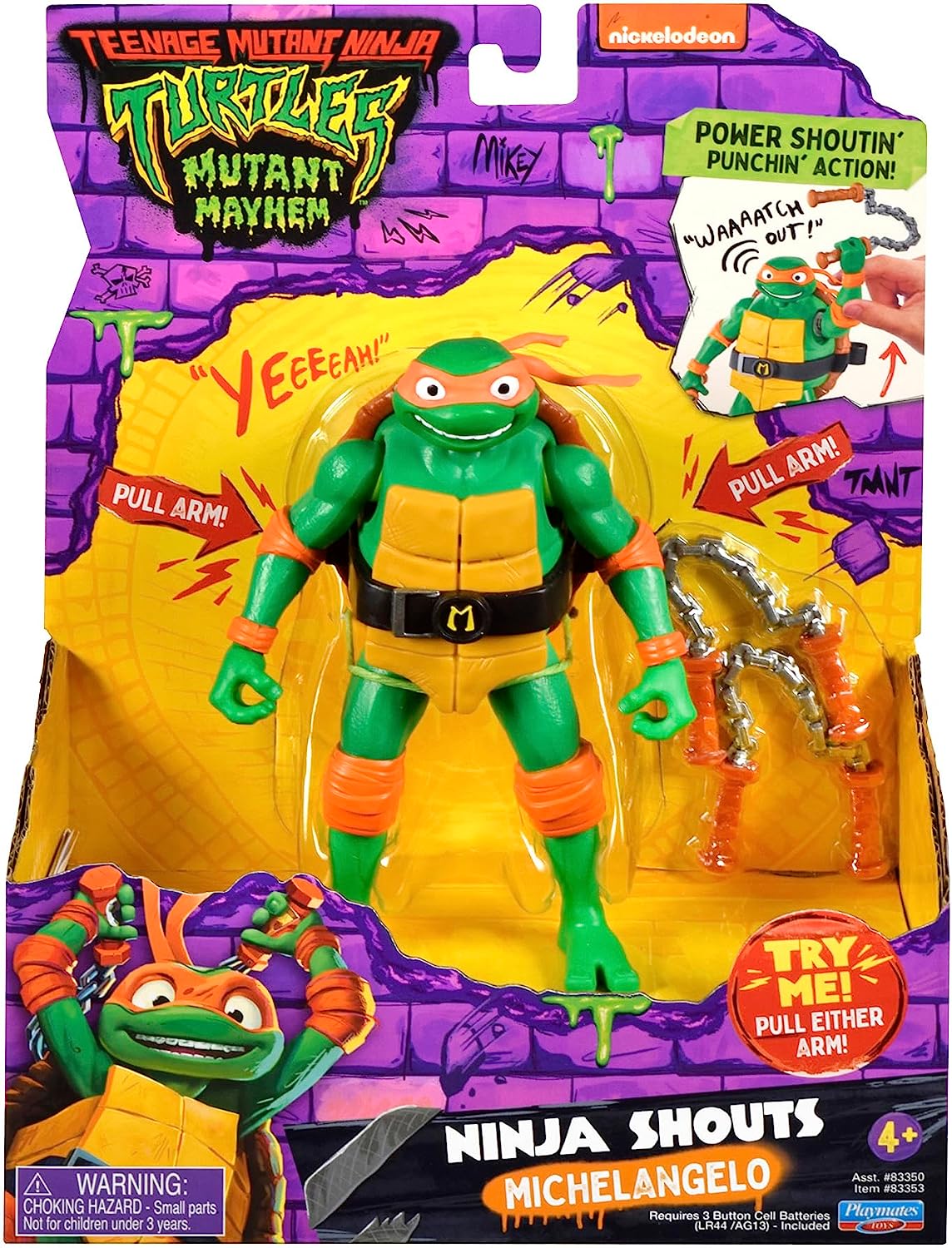 Teenage Mutant Ninja Turtle - Ninja Shouts - Michelangelo