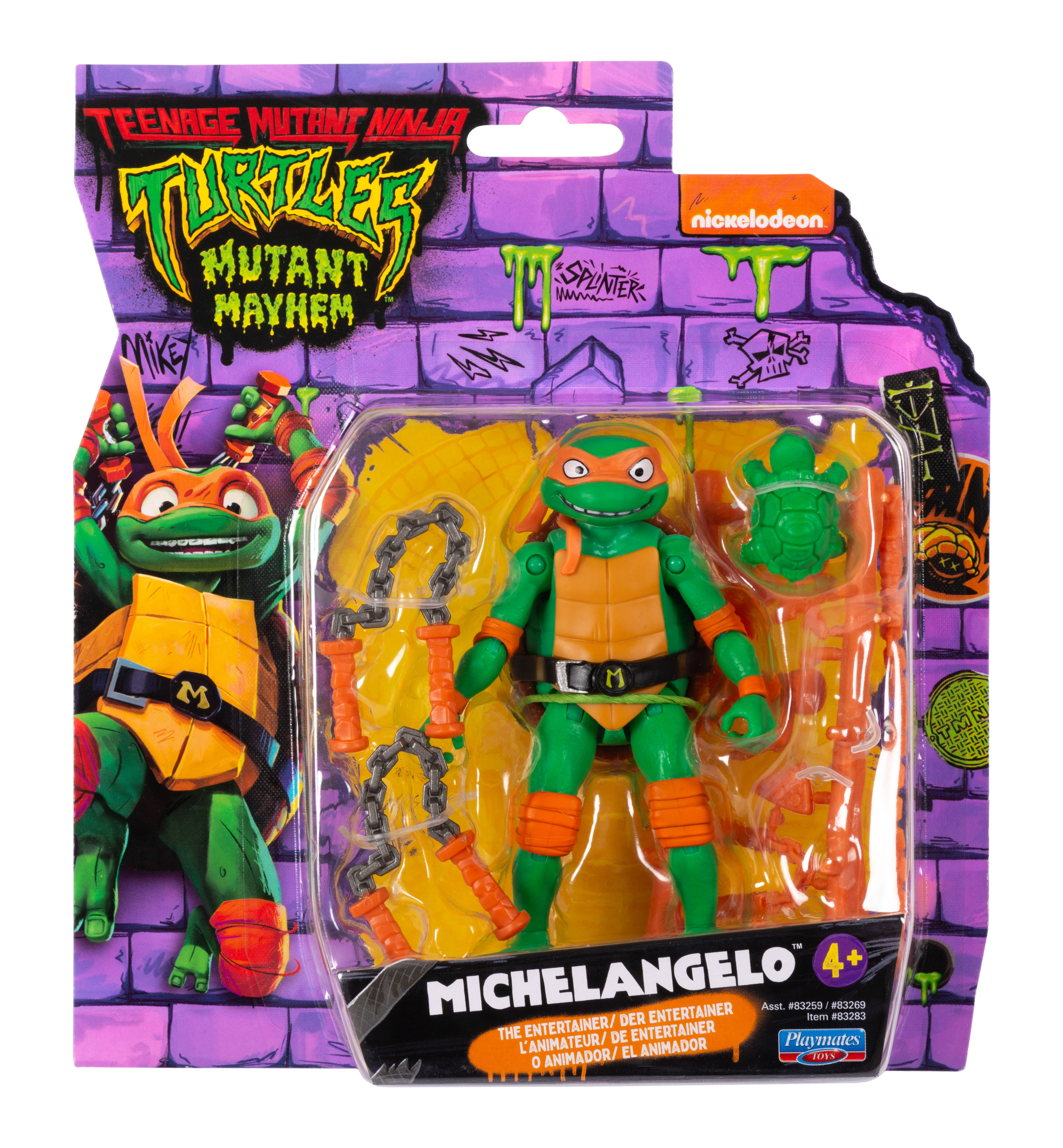 Teenage Mutant Ninja Turtle - Michelangelo - Basic Figur