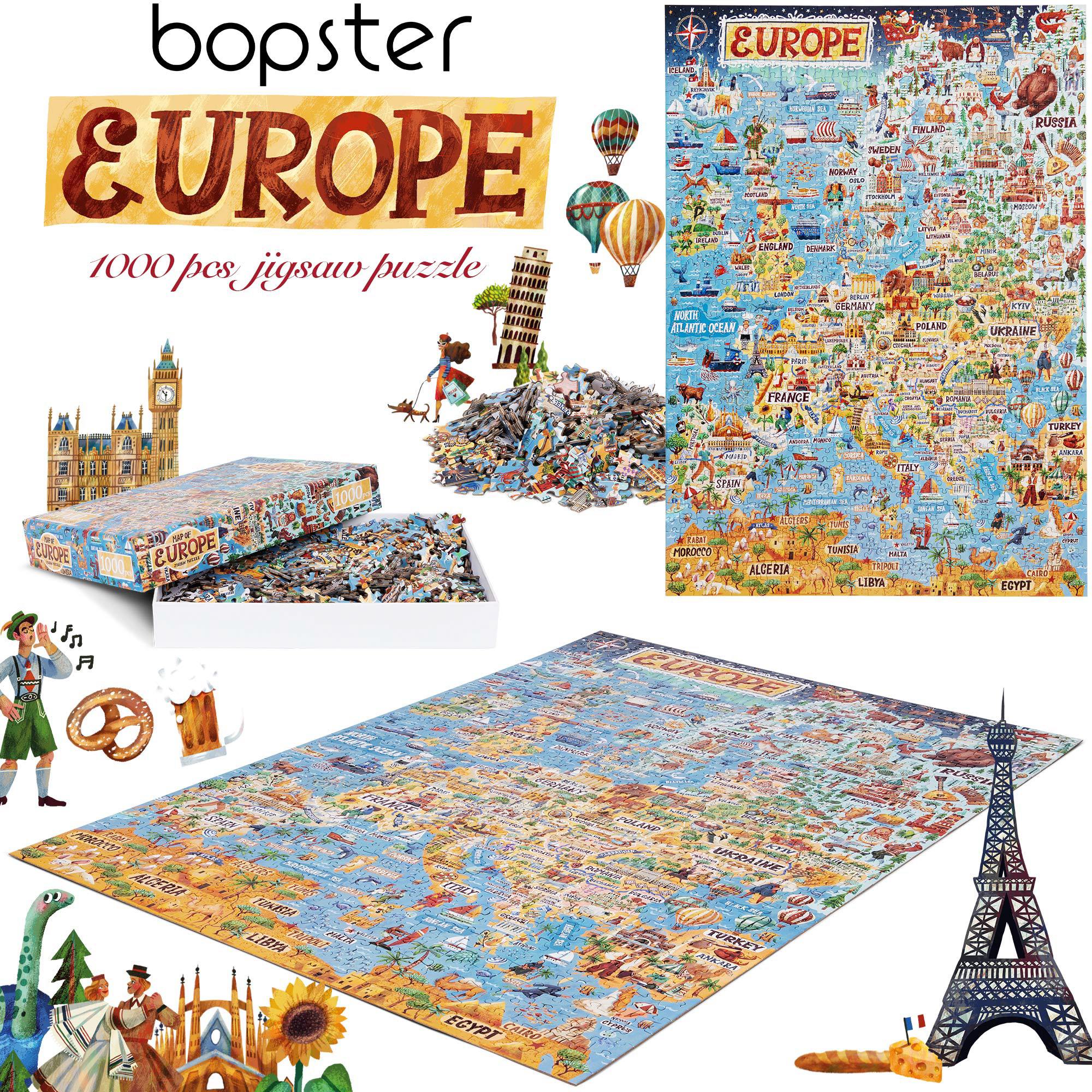 Puzzle - Map of Europe