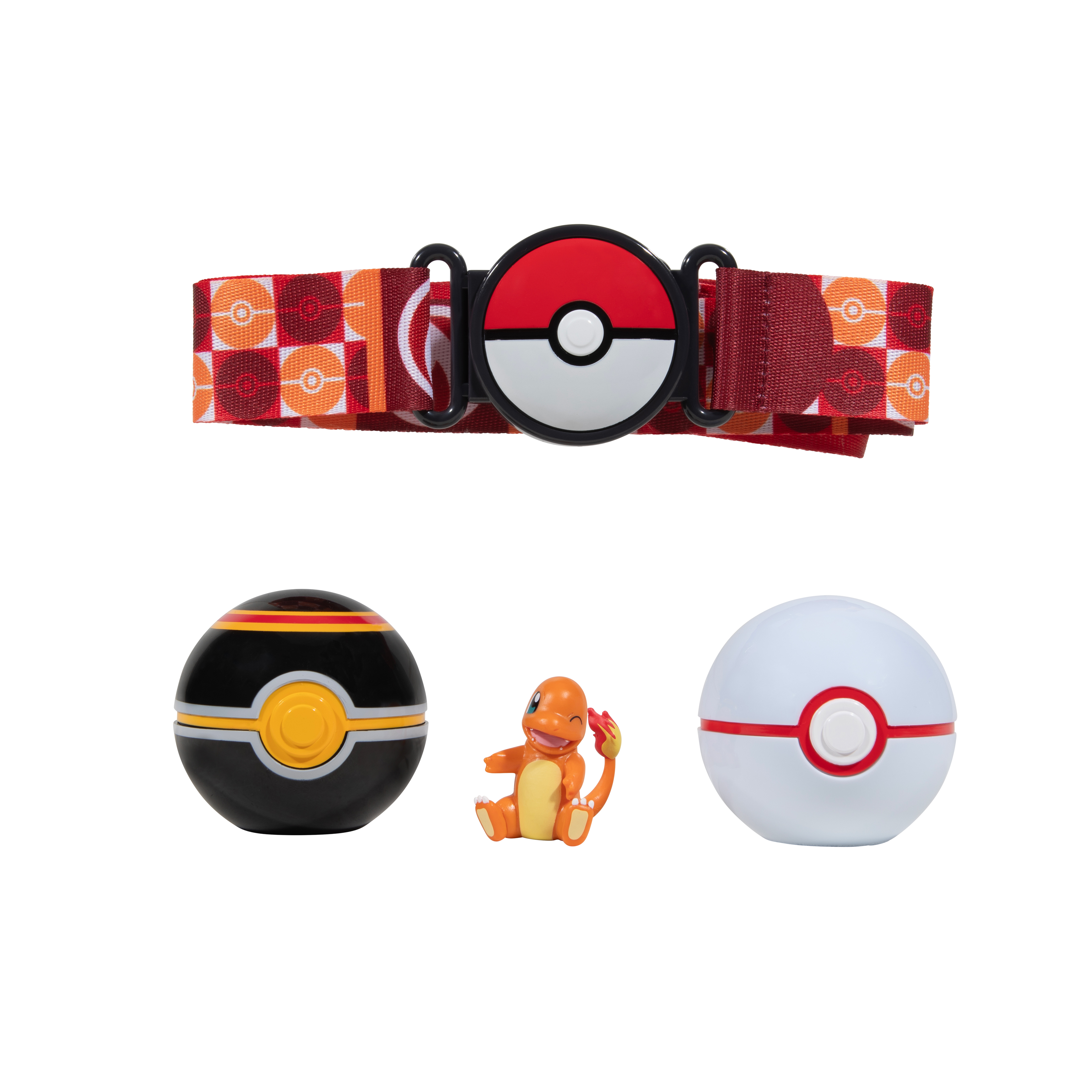 Pokémon - Clip´n Go Gürtelset - Glumanda Pokéball & Luxusball