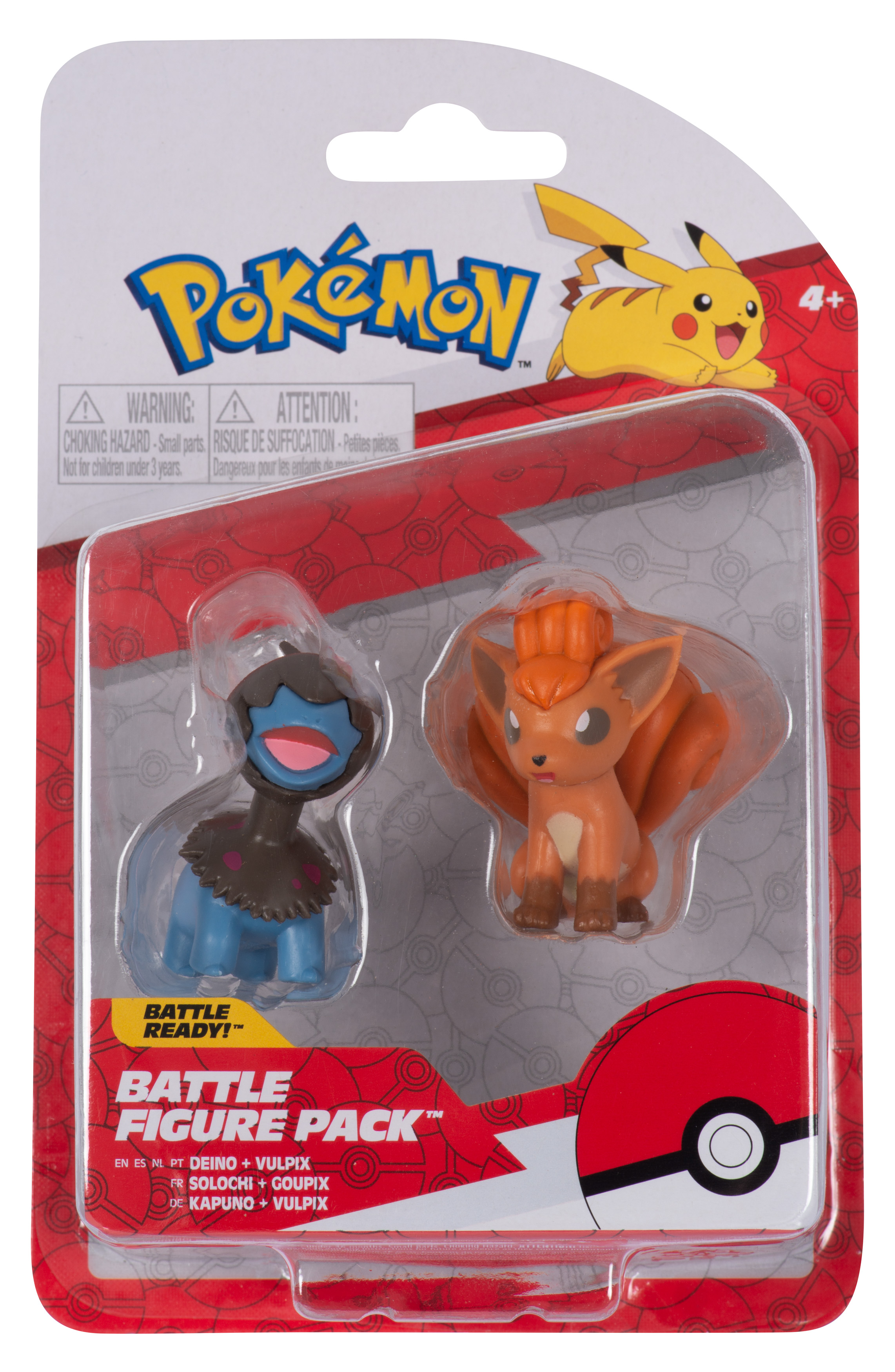 Pokémon - Battle Figure Pack - Vulpix & Larvitar