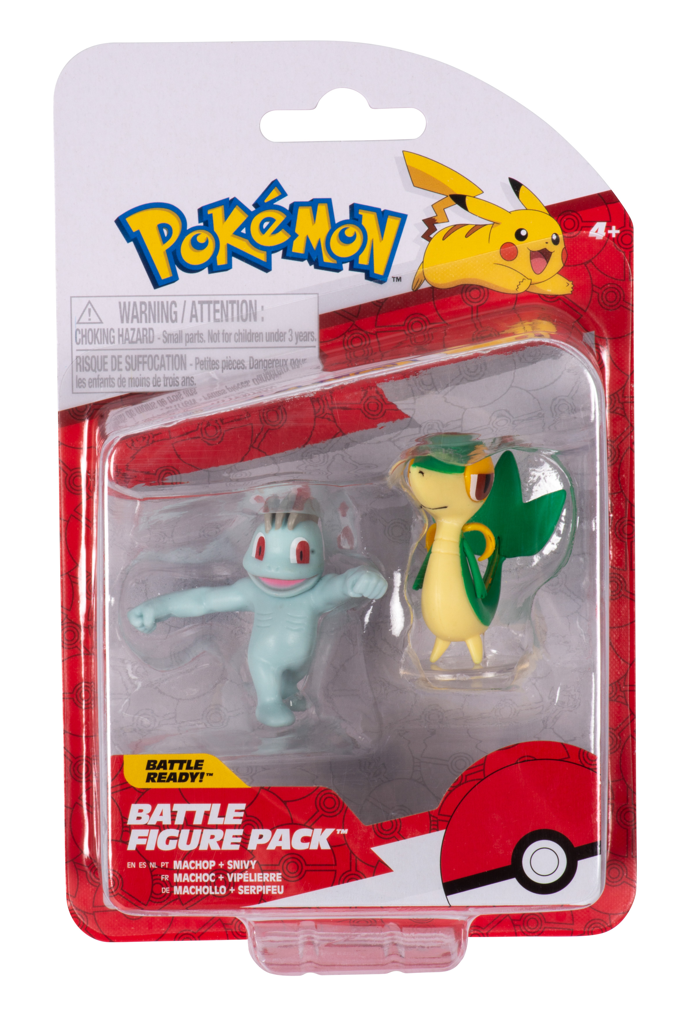 Pokémon - Battle Figur Pack - Machollo & Serpifeu