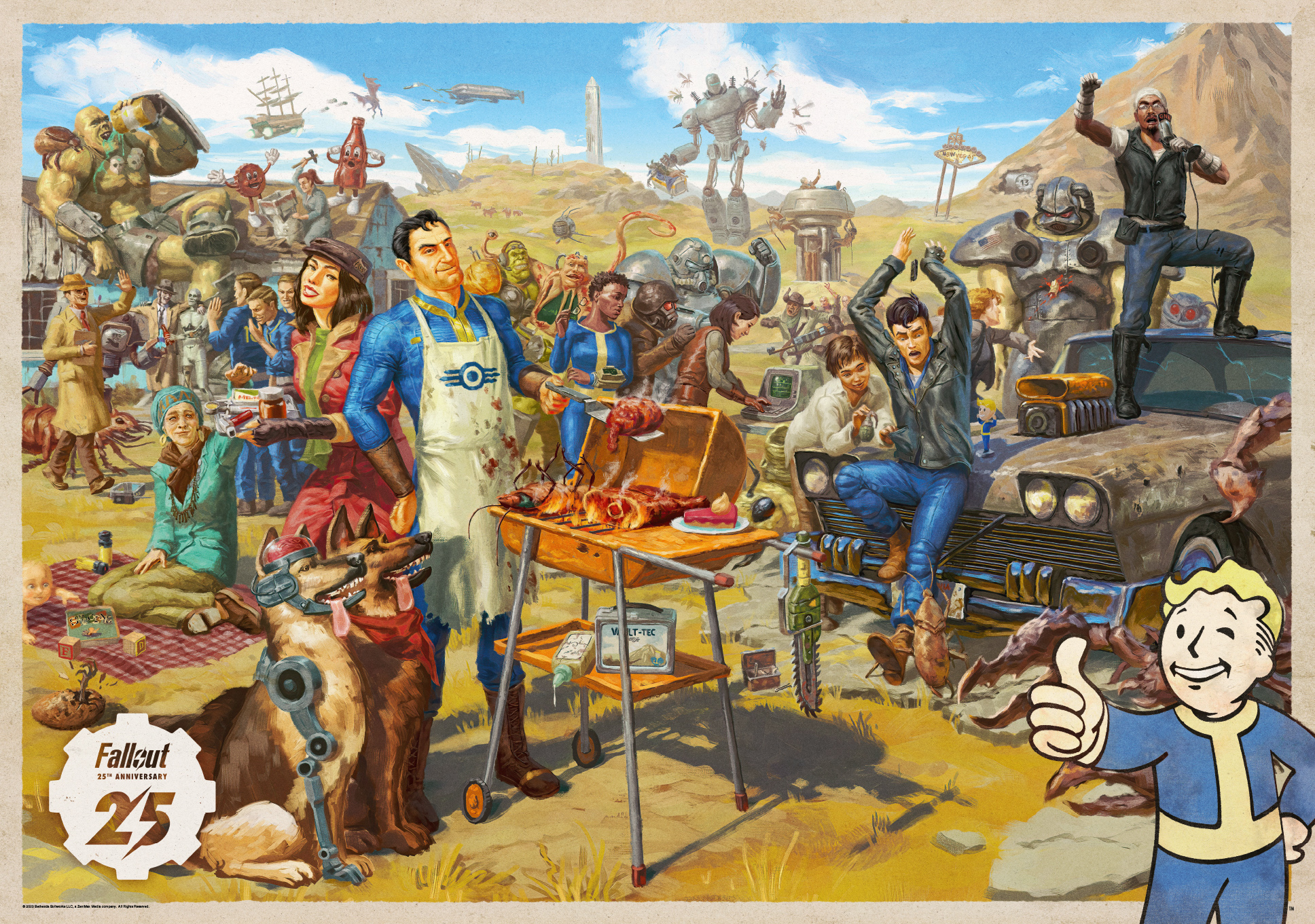 Puzzle - Fallout 25th Anniversary - 1000 Teile